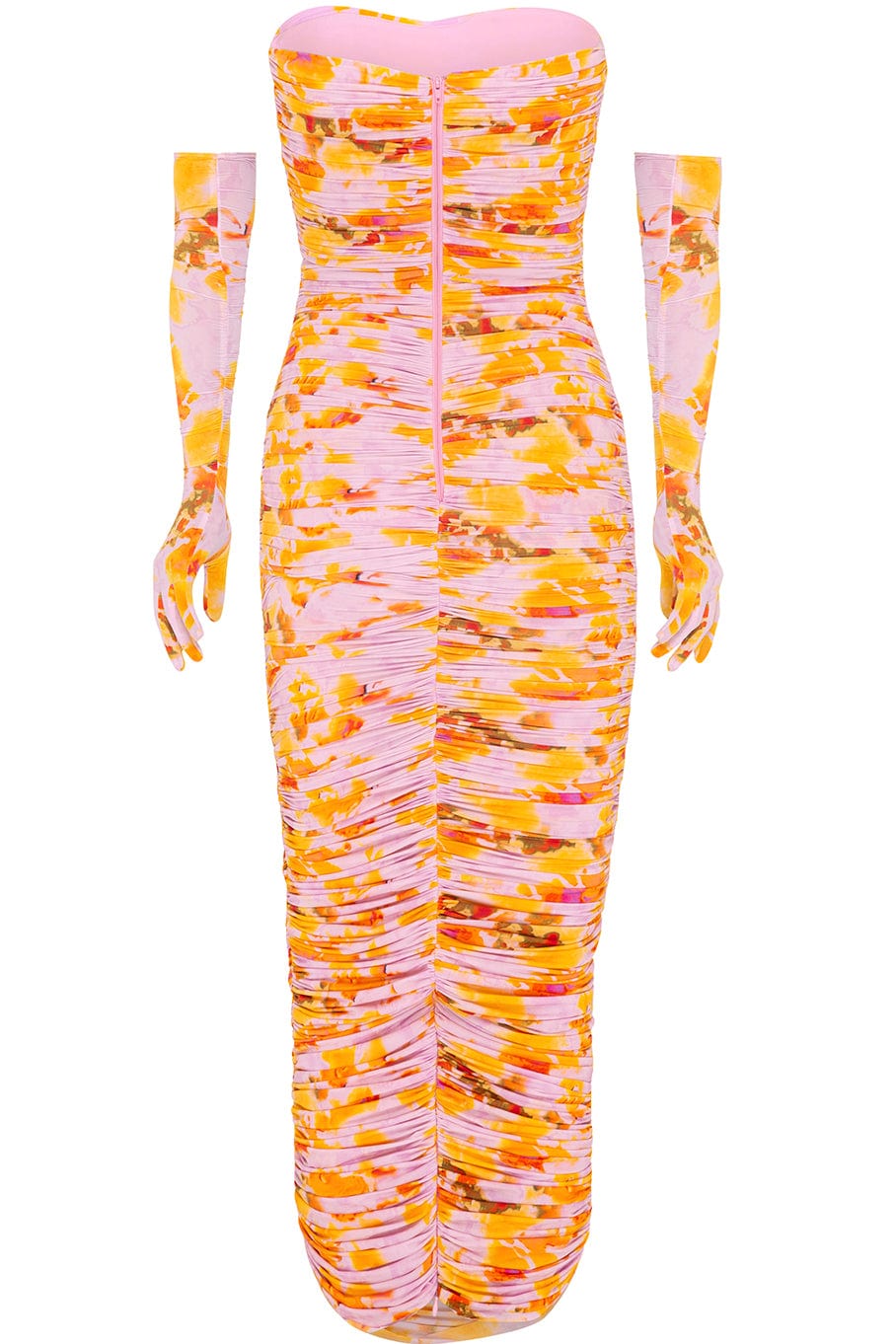 ALEX PERRY-Parton Strapless Dress With Gloves-