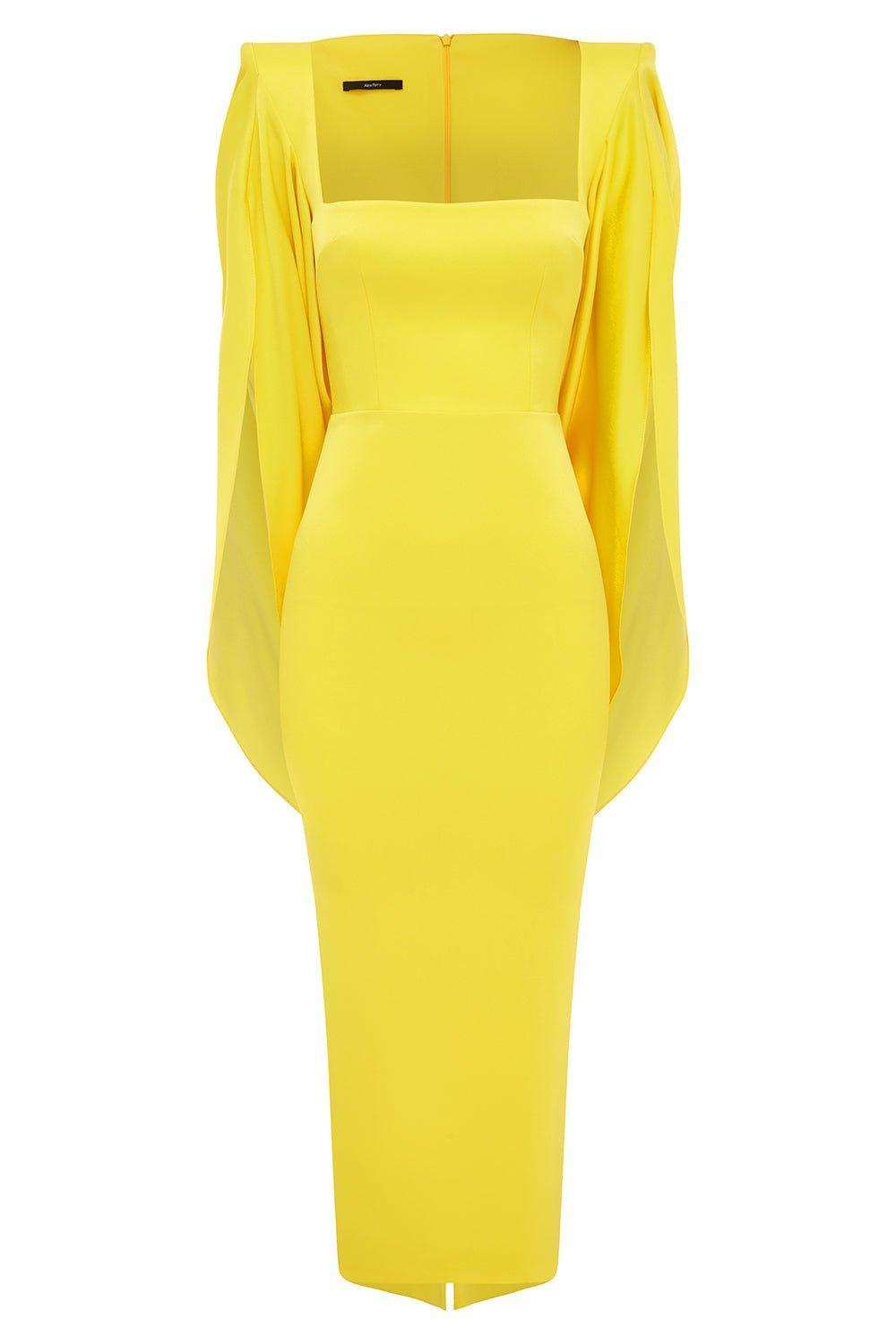 ALEX PERRY-Portrait Cape Dress-