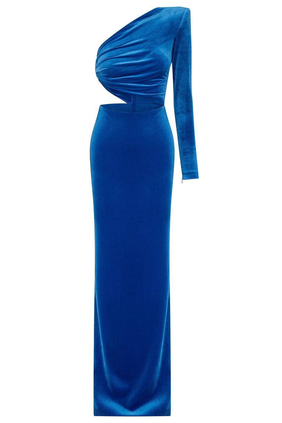 ALEX PERRY-Harding Velvet One Shoulder Gown-