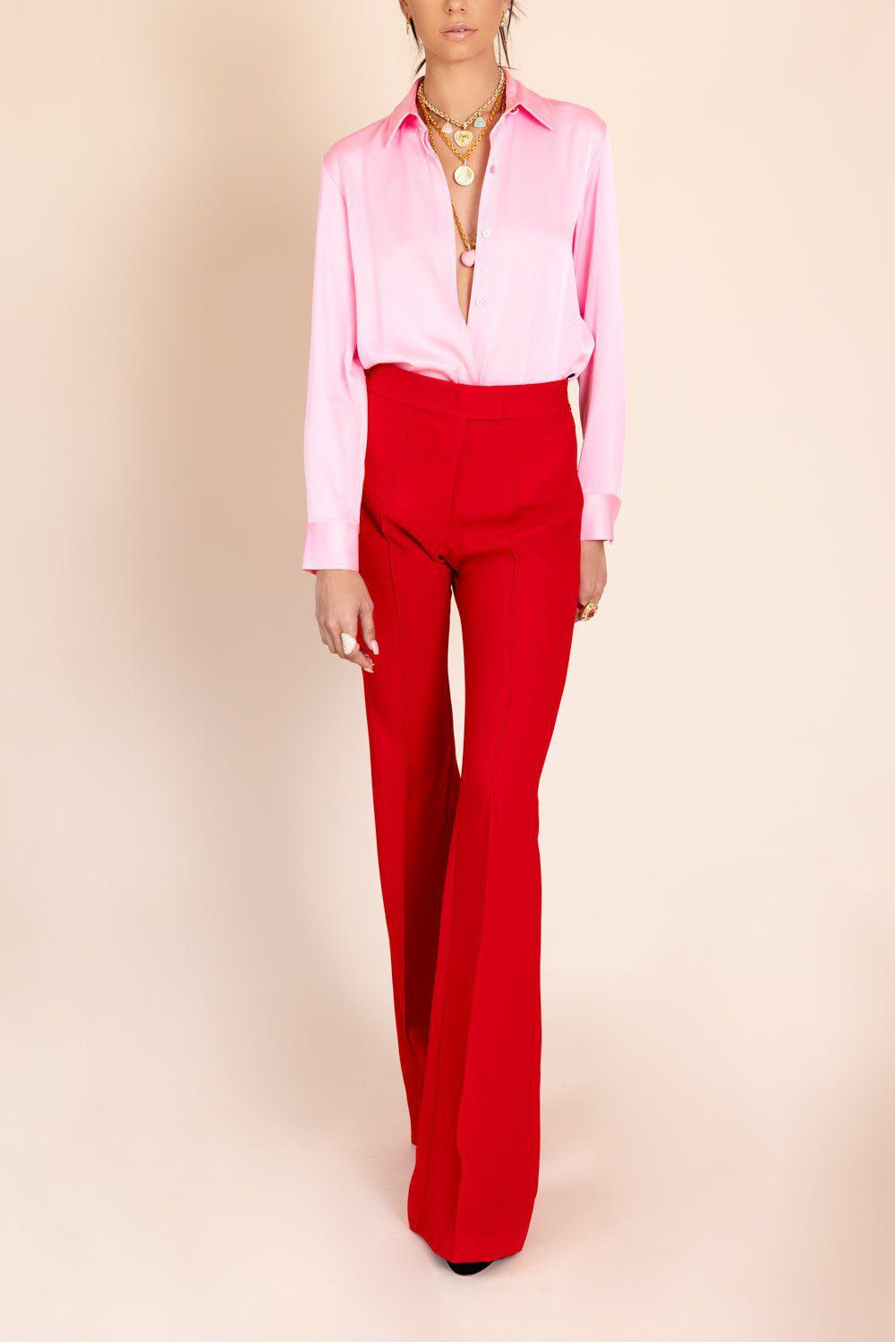 ALEX PERRY-Marden Pant - Red-