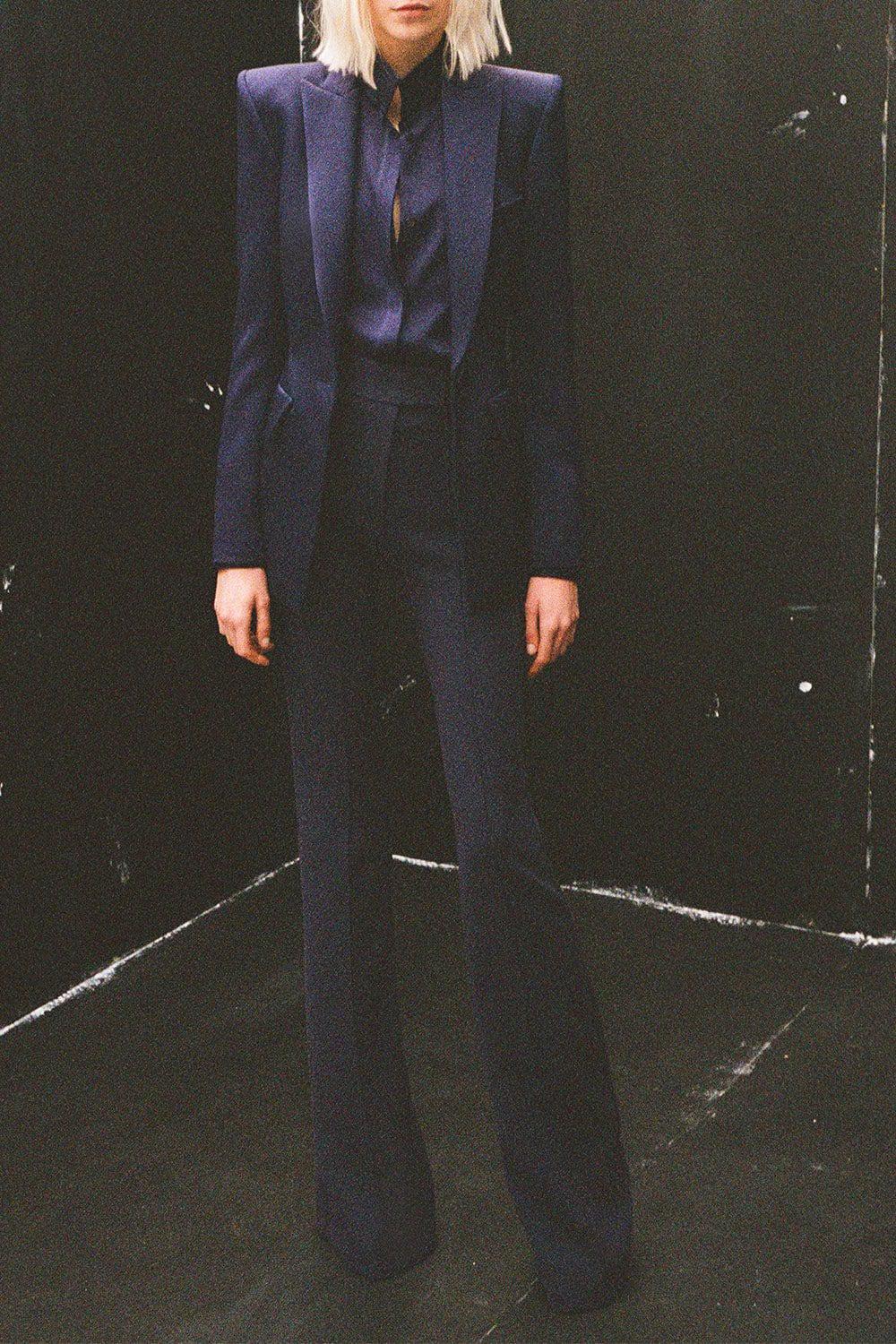 ALEX PERRY-Ives Shirt - Navy-
