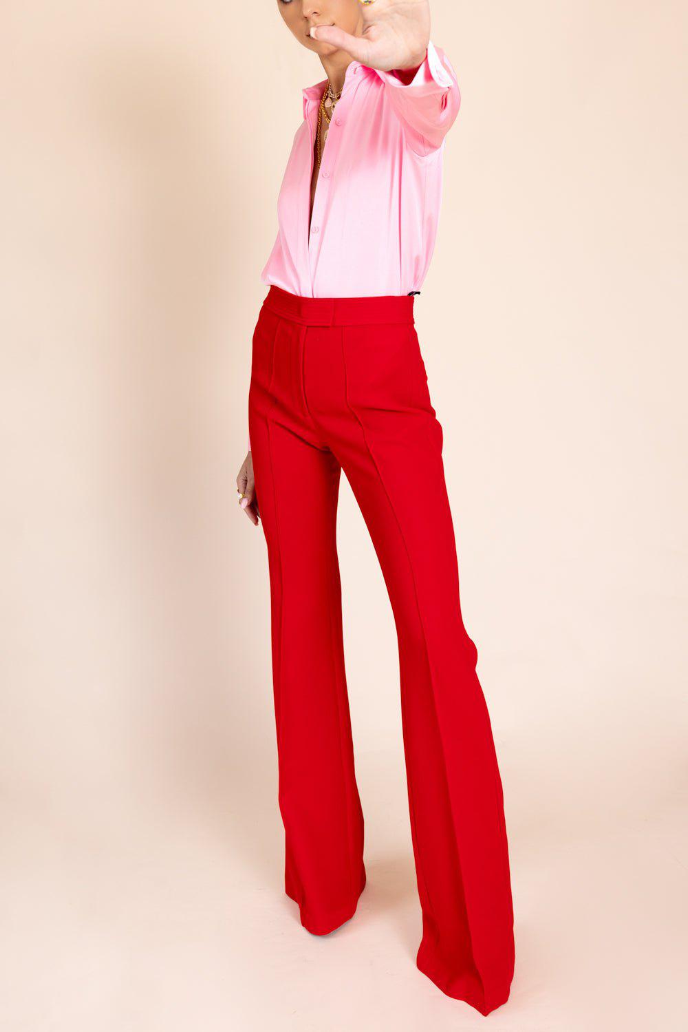 ALEX PERRY-Harper Shirt - Pink-