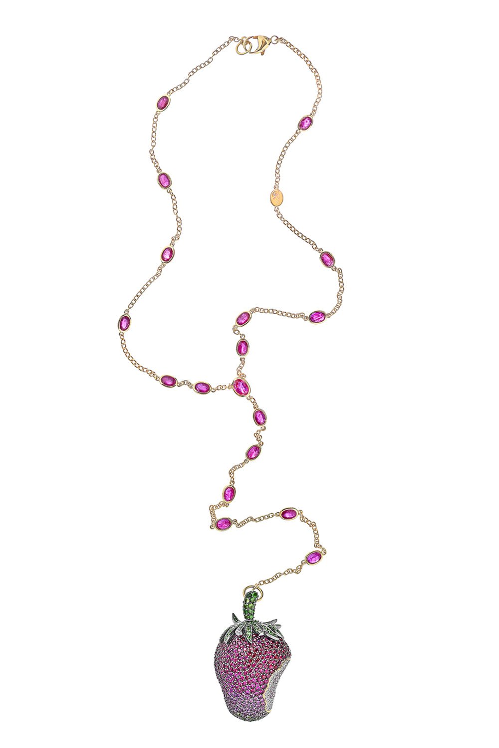 ALEXANDER LAUT-Strawberry Necklace-YELLOW GOLD