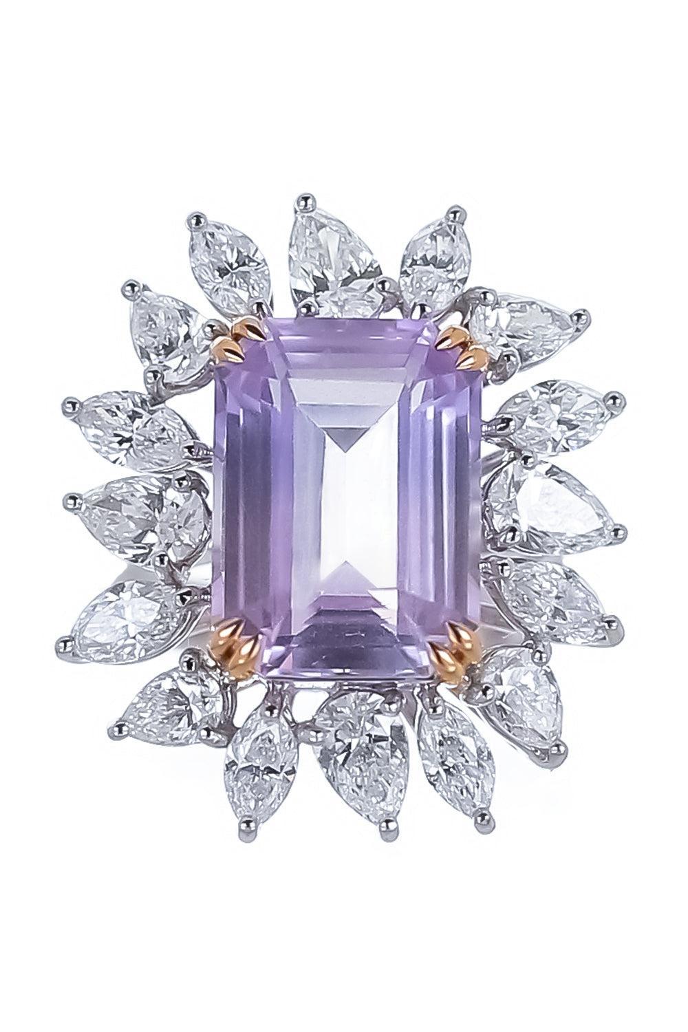 Purple Sapphire Diamond Ring-WHITE GOLD-6.25-JEWELRYFINE JEWELRING-ALEXANDER LAUT