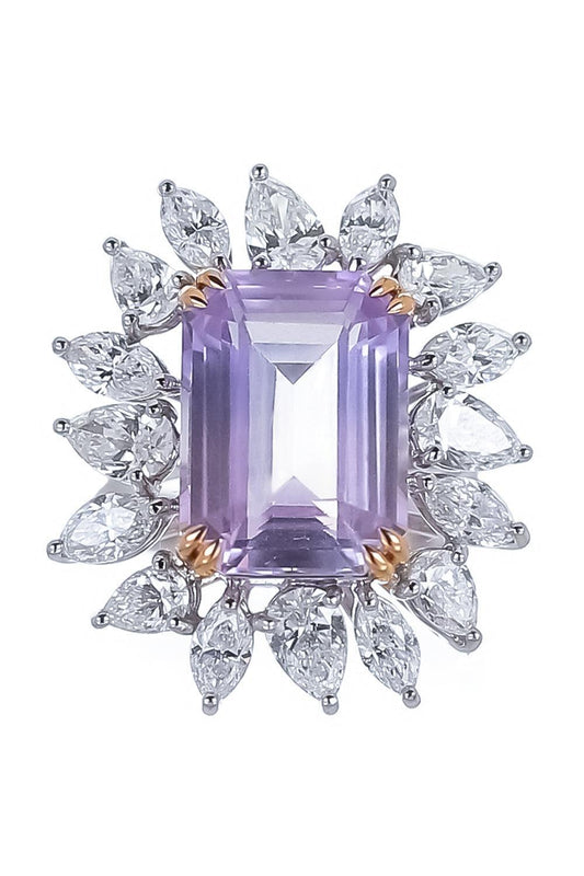 Purple Sapphire Diamond Ring-WHITE GOLD-6.25-JEWELRYFINE JEWELRING-ALEXANDER LAUT