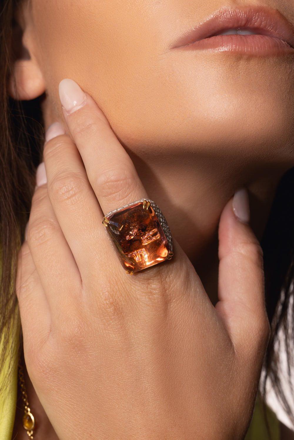 ALEXANDER LAUT-Hidden Love Ring-WHITE GOLD