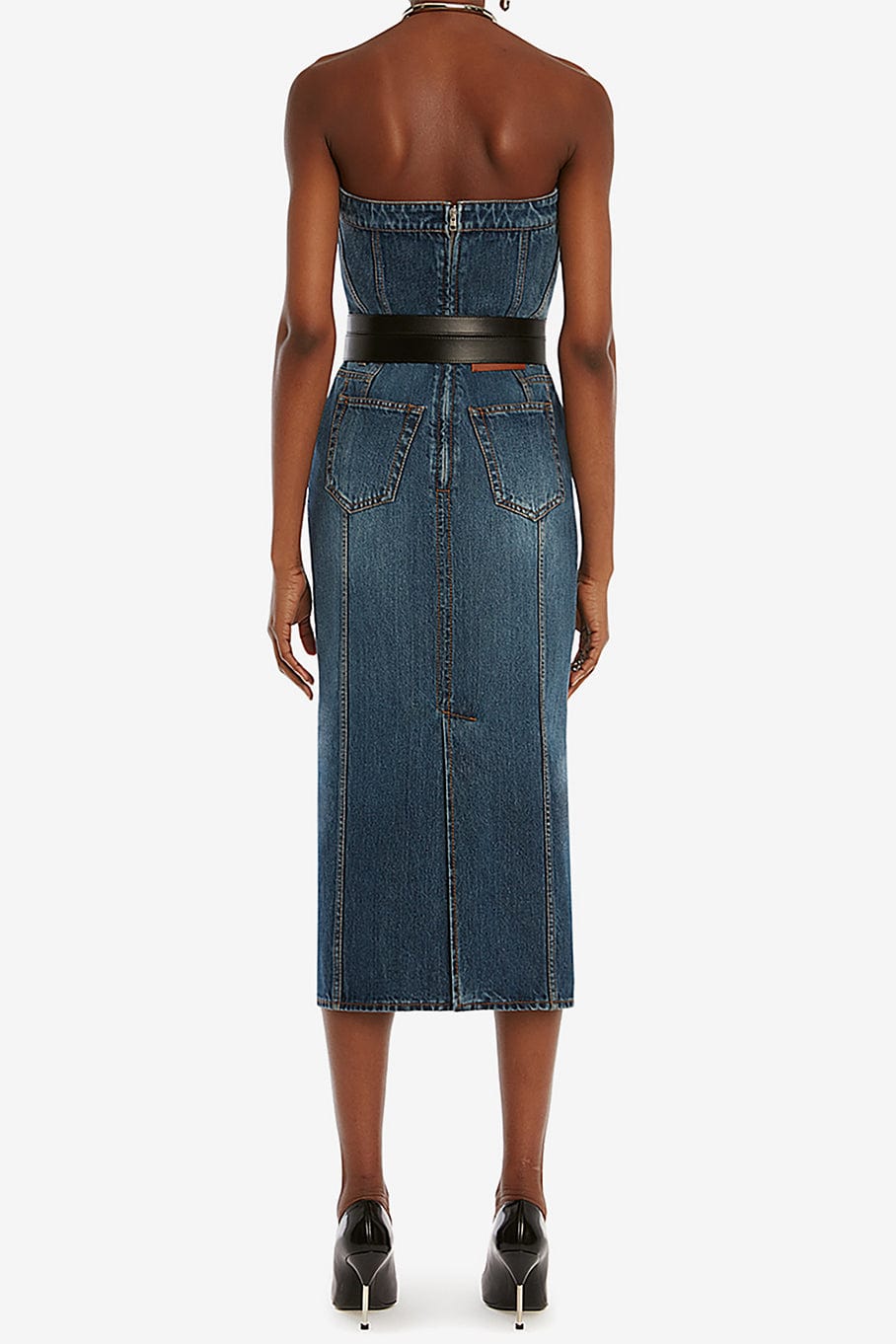 ALEXANDER MCQUEEN-Double Long Belt - Black-