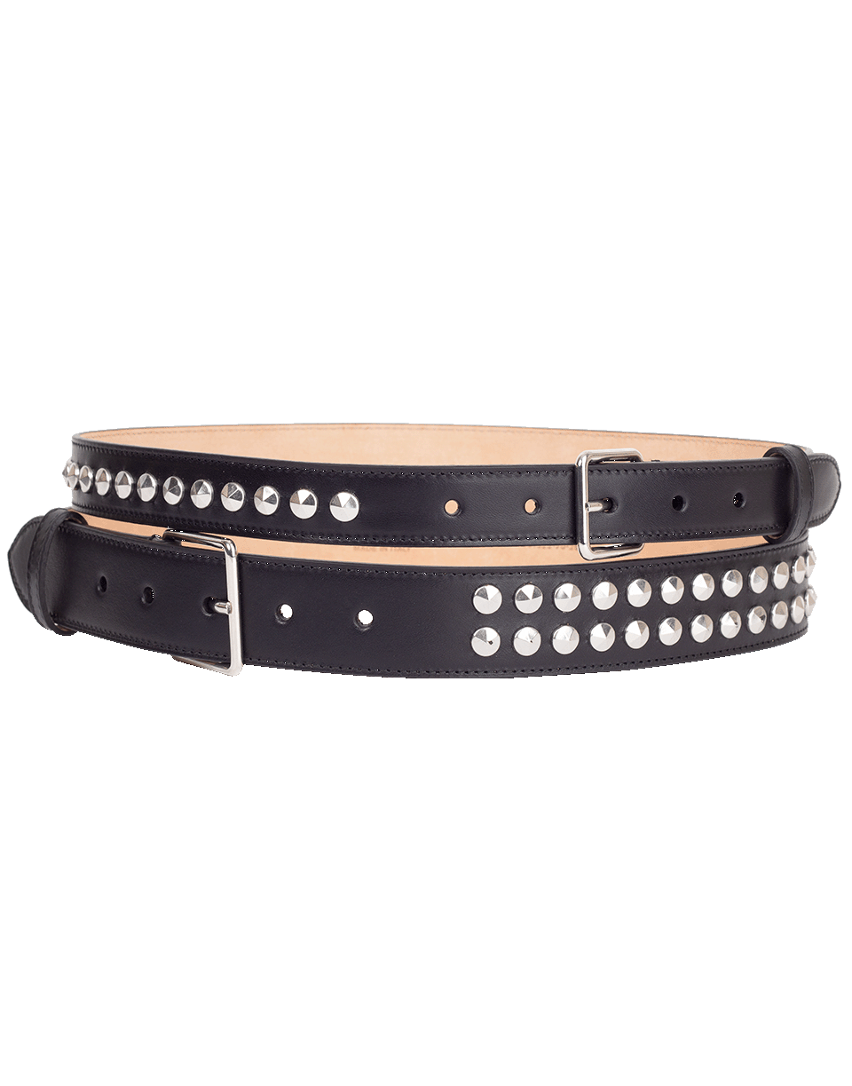 ALEXANDER MCQUEEN-Studded Double Belt-