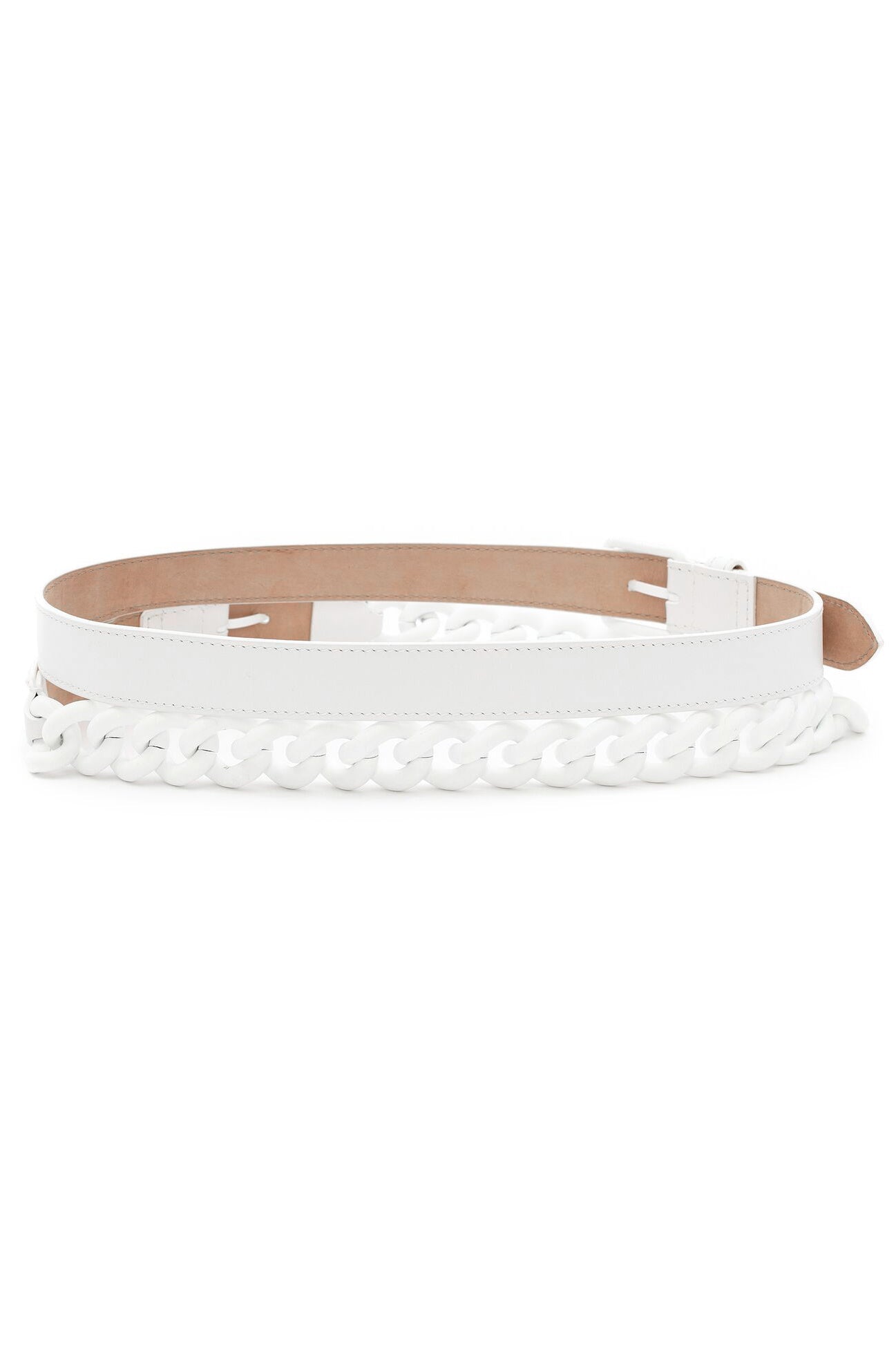 ALEXANDER MCQUEEN-Double Belt With Chain-