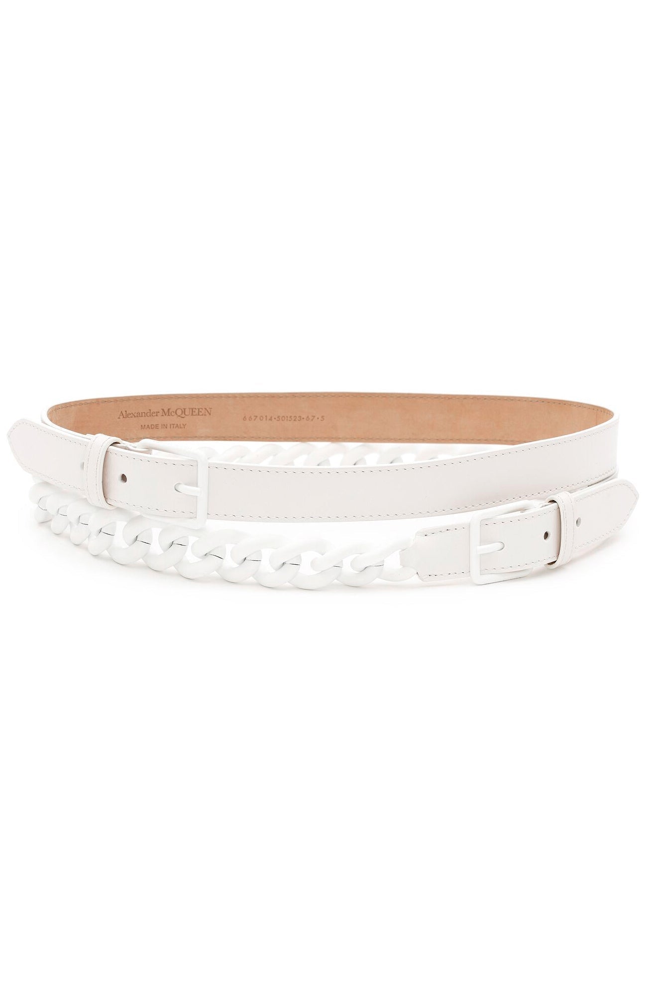 ALEXANDER MCQUEEN-Double Belt With Chain-