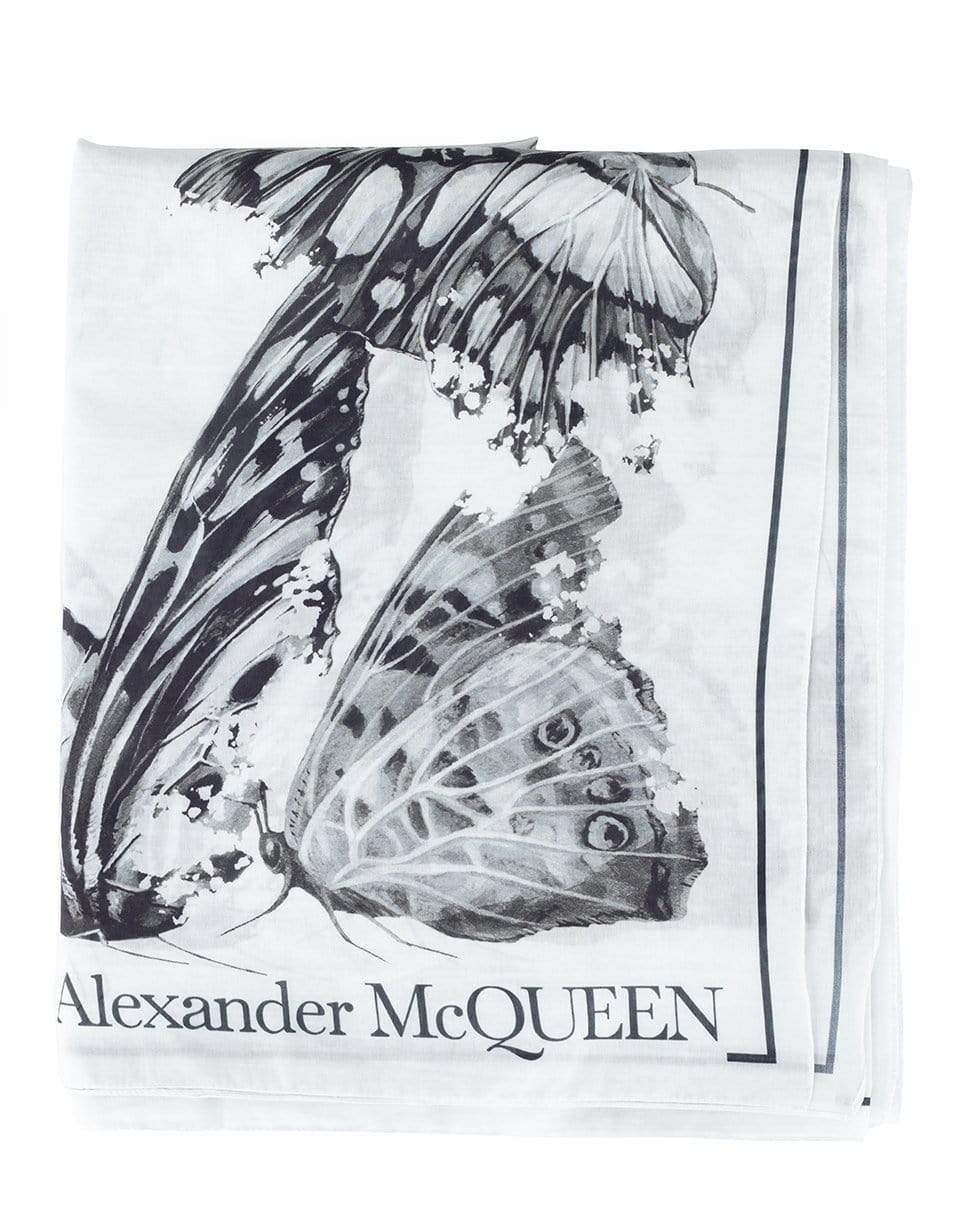 ALEXANDER MCQUEEN-Decayed Butter Pareo-IVRY/GRY