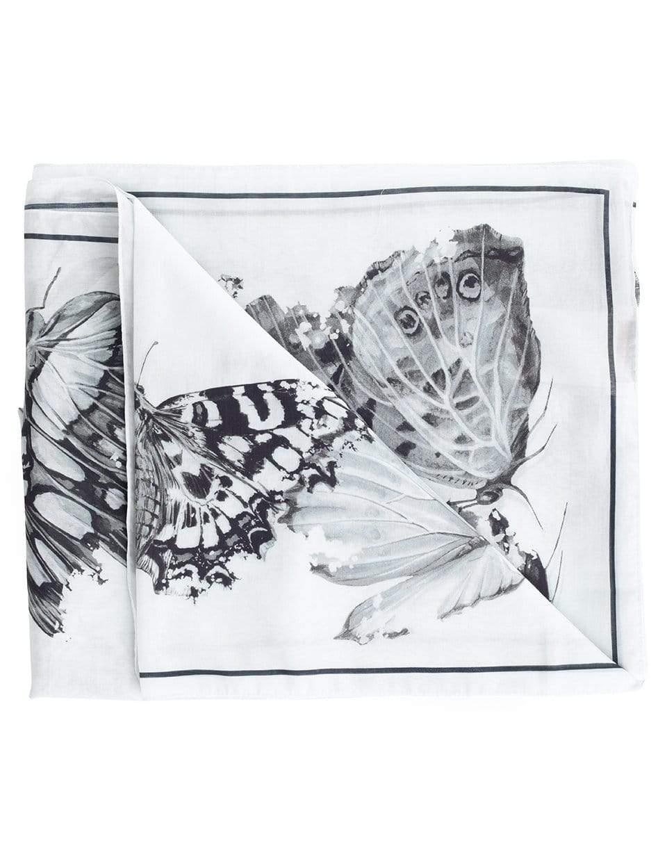 ALEXANDER MCQUEEN-Decayed Butter Pareo-IVRY/GRY