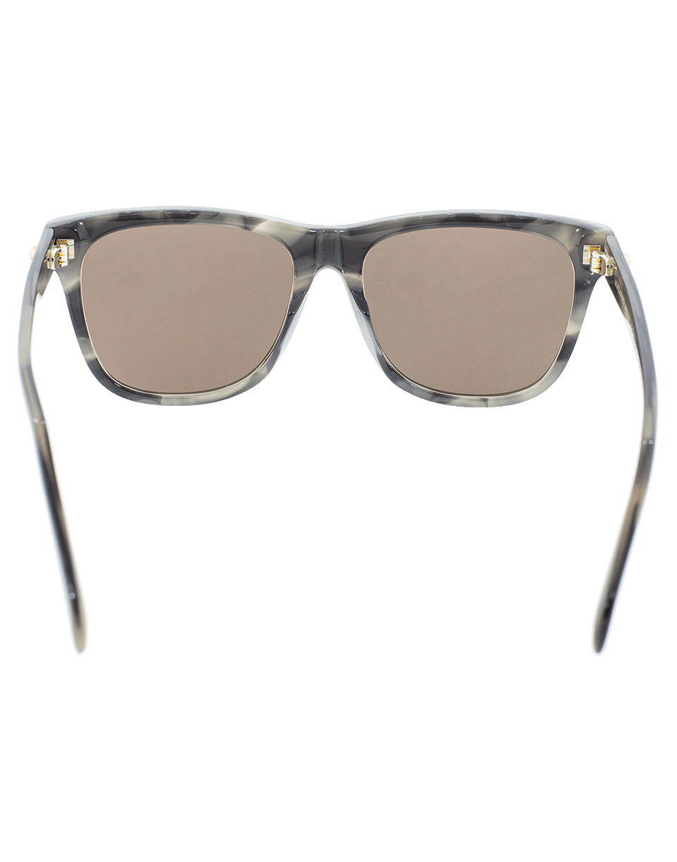ALEXANDER MCQUEEN-Acetate Sunglasses-GRY/BRN
