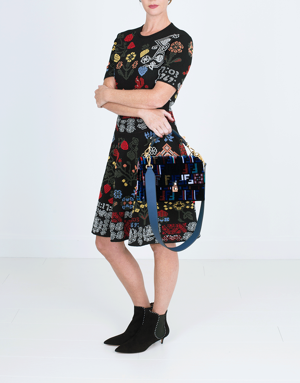 ALEXANDER MCQUEEN-Panelled Mini Dress-