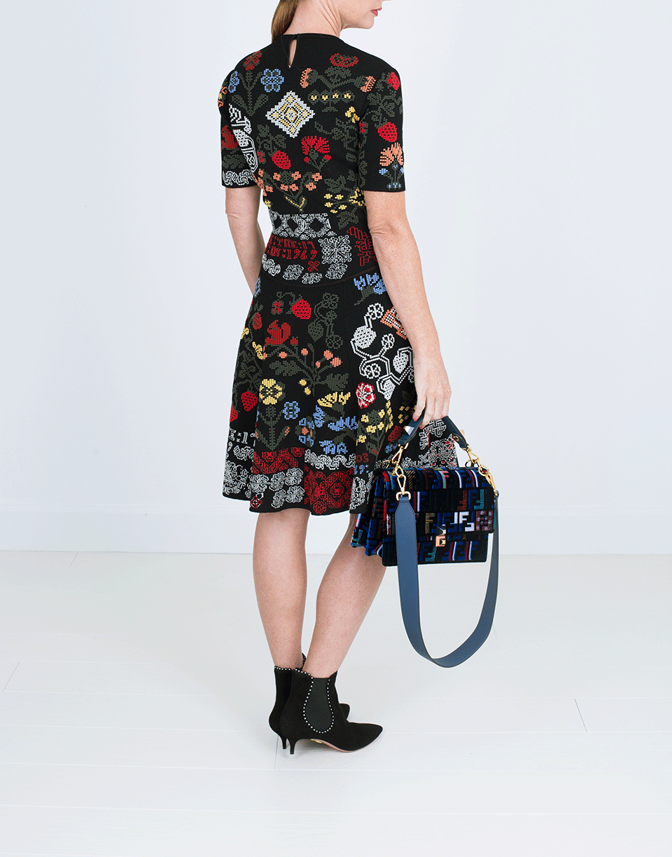 ALEXANDER MCQUEEN-Panelled Mini Dress-