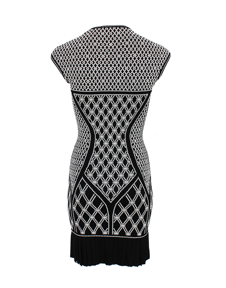 ALEXANDER MCQUEEN-Pleat Bottom Knit Dress-