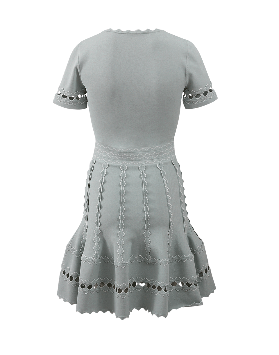ALEXANDER MCQUEEN-3-D Scallop Dress-