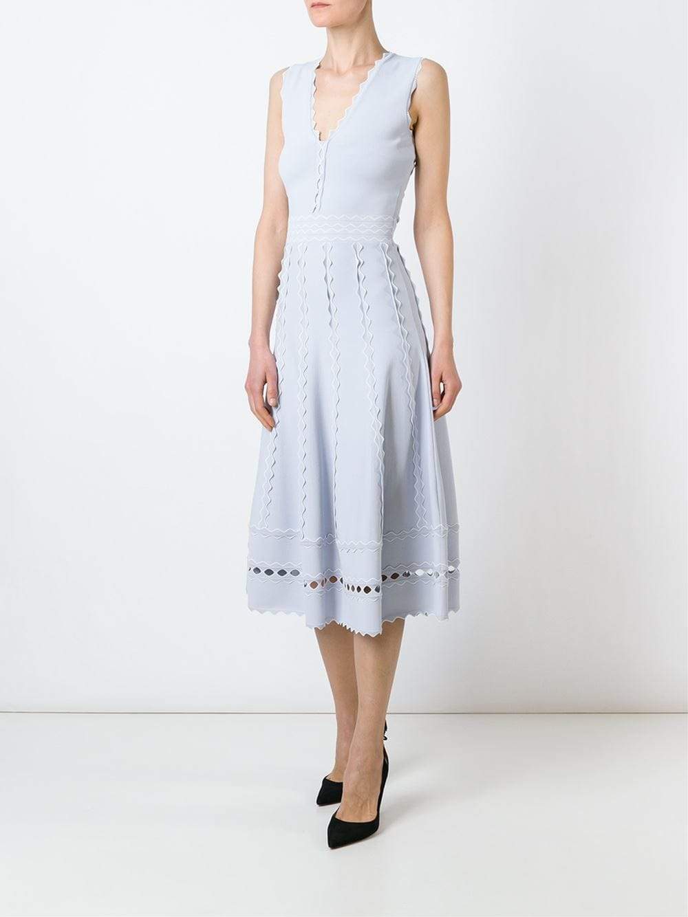 ALEXANDER MCQUEEN-3-D A-Line Dress-