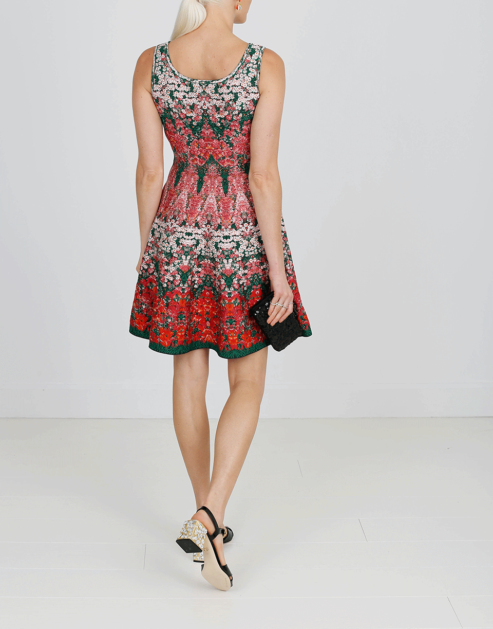ALEXANDER MCQUEEN-Volume Mini Dress-
