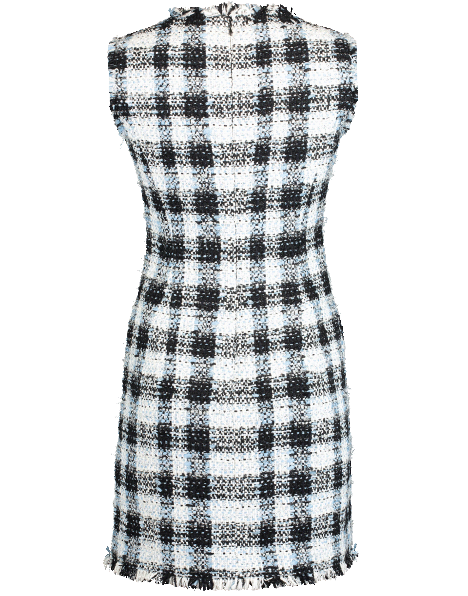 ALEXANDER MCQUEEN-Tweed Pencil Dress-