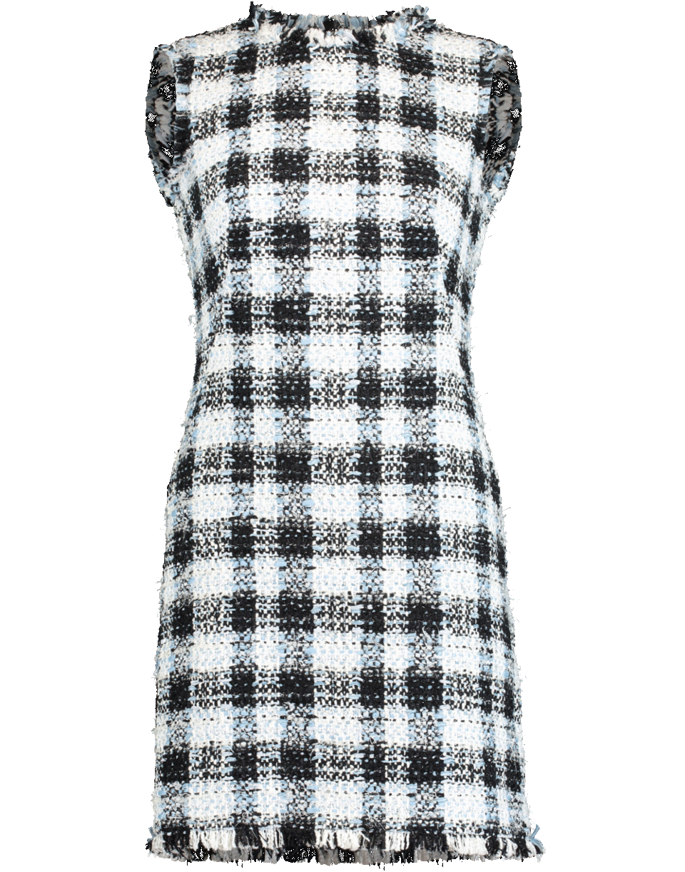 ALEXANDER MCQUEEN-Tweed Pencil Dress-