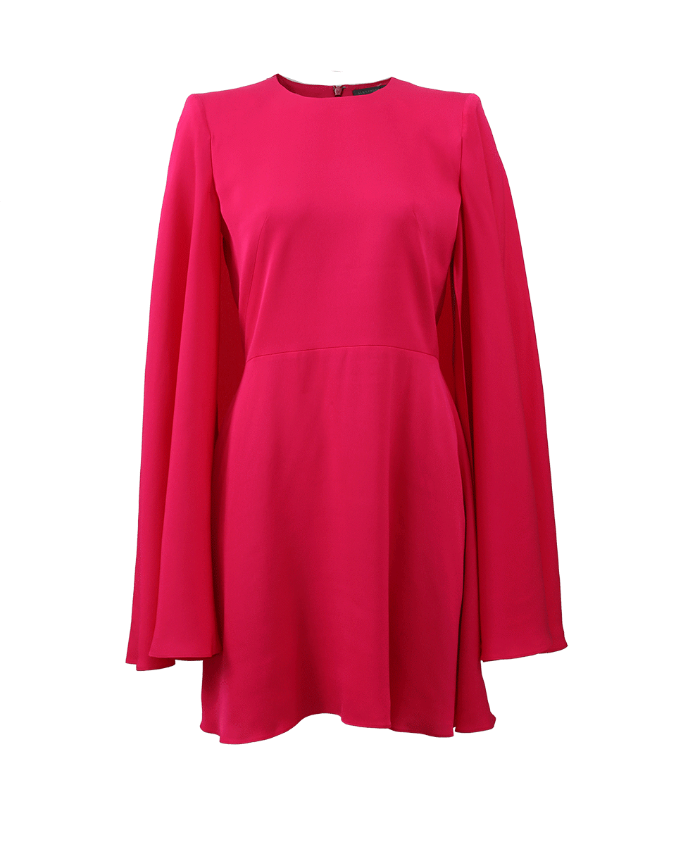 ALEXANDER MCQUEEN-Cape Dress-