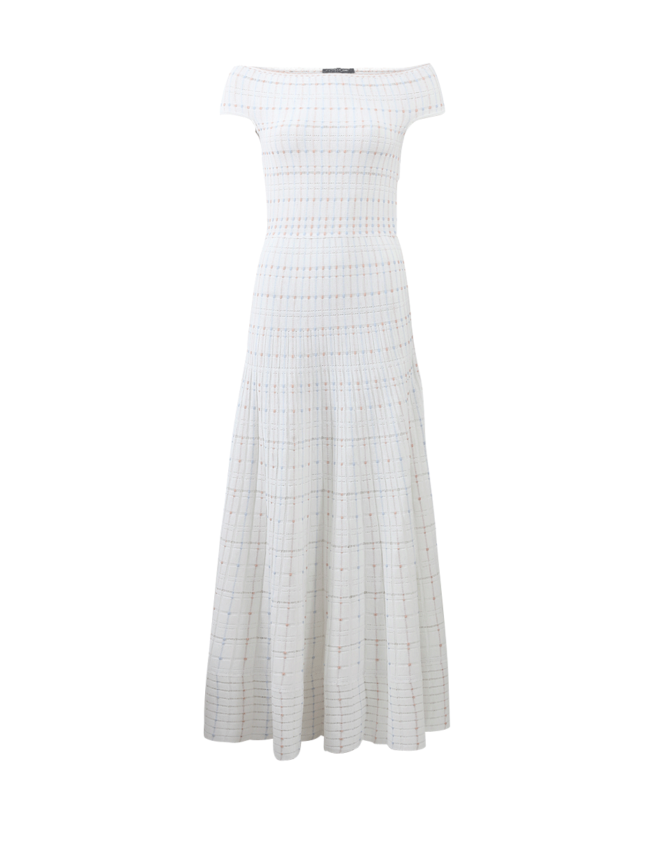 ALEXANDER MCQUEEN-Off The Shoulder Woven Gown-