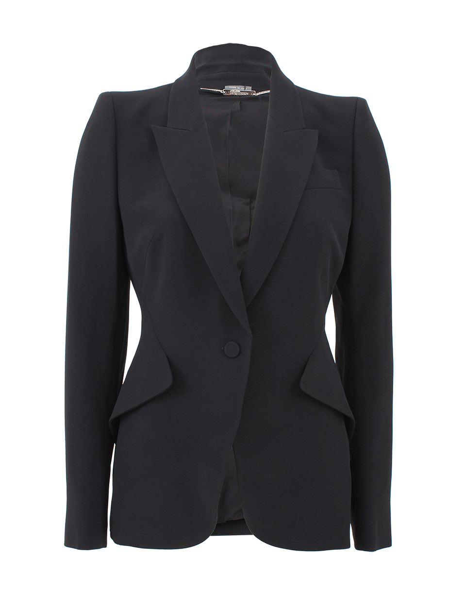 ALEXANDER MCQUEEN-One Button Classic Blazer-