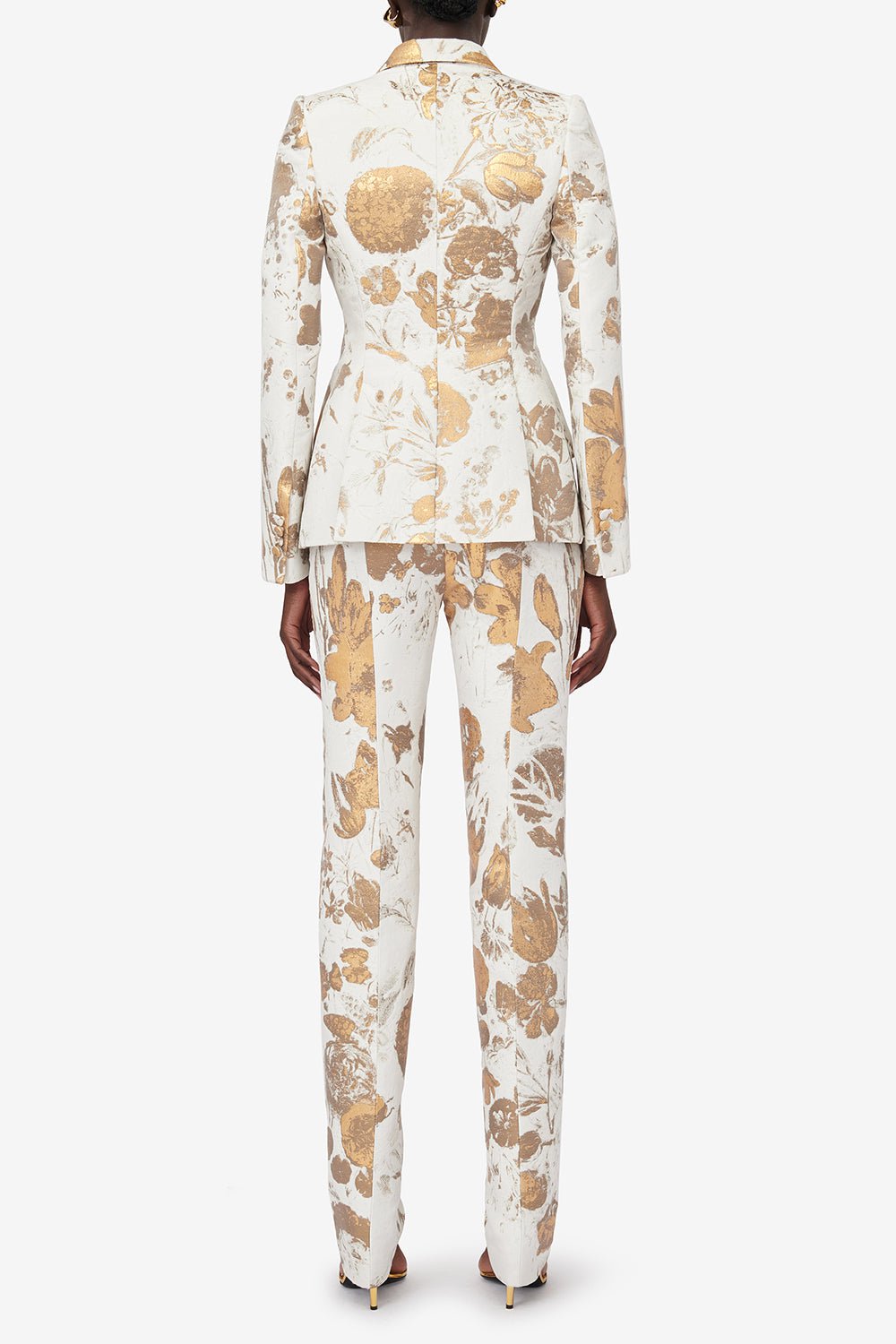 ALEXANDER MCQUEEN-Peak Shoulder Jacket - Gold-