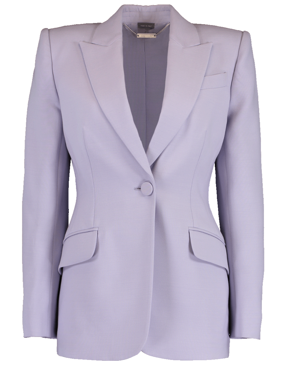 ALEXANDER MCQUEEN-One Button Blazer-