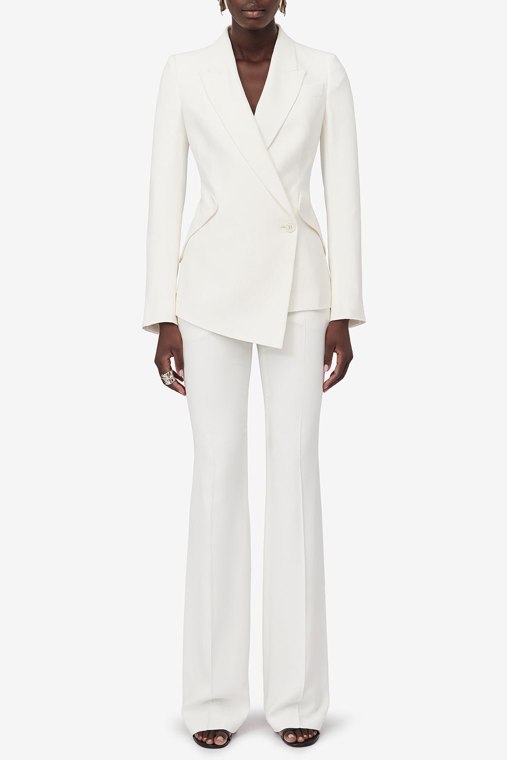 ALEXANDER MCQUEEN-Drop Hem Jacket-