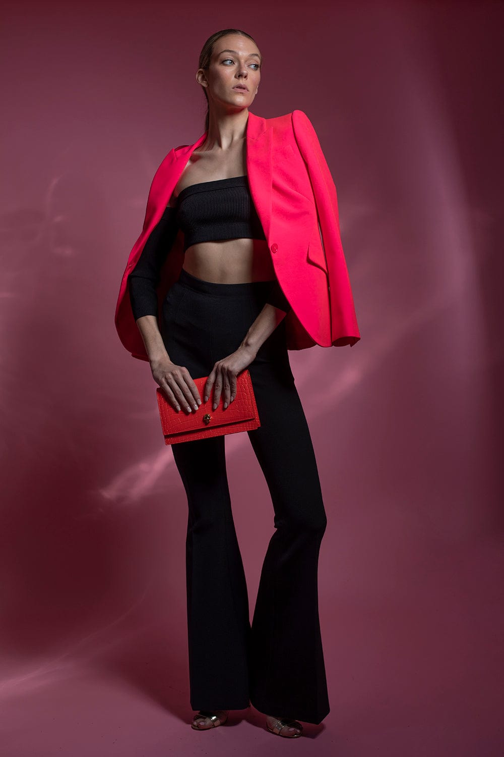 ALEXANDER MCQUEEN-Peak Shoulder Jacket-