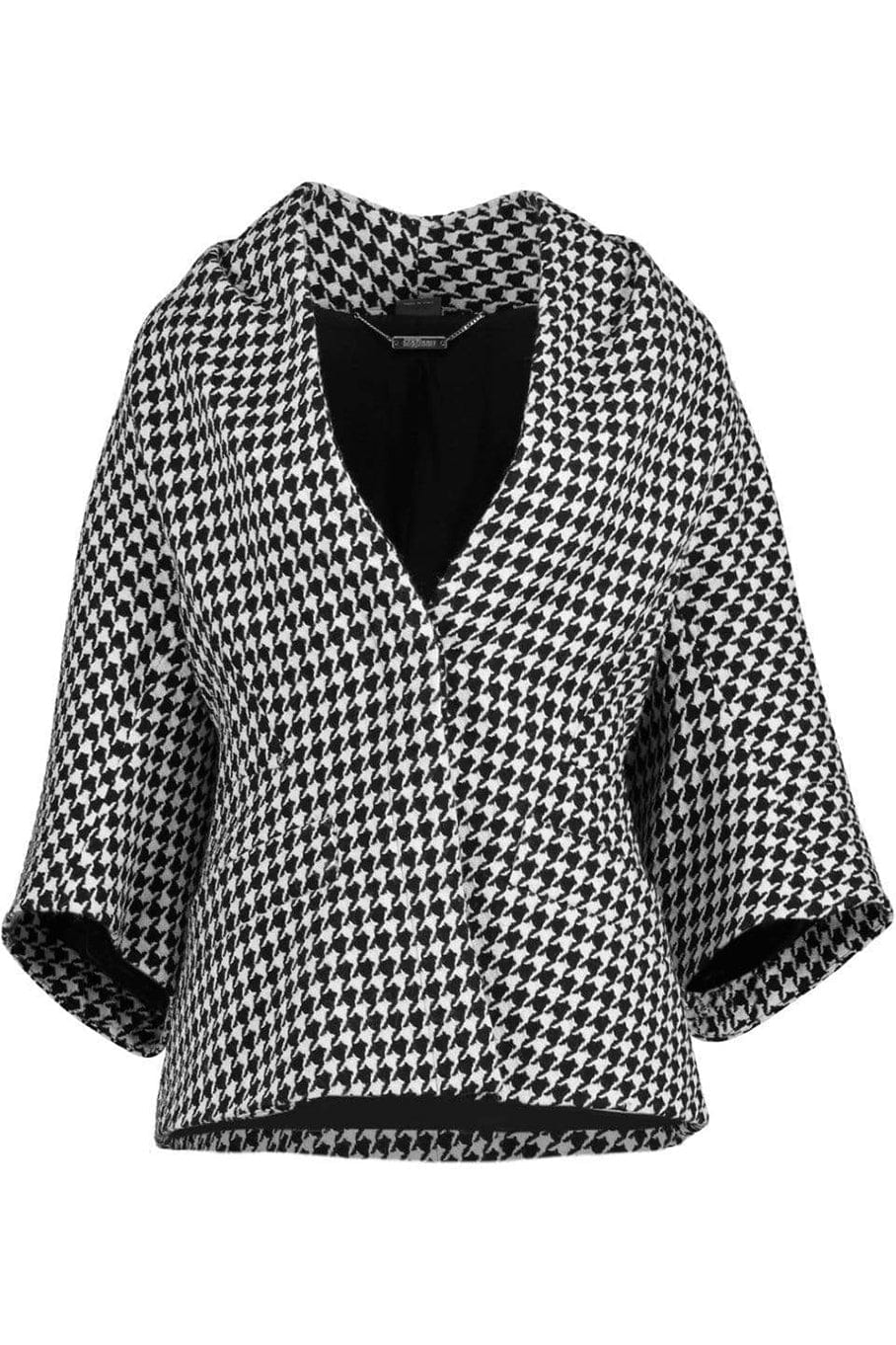ALEXANDER MCQUEEN-Houndstooth Jacket-BLACK