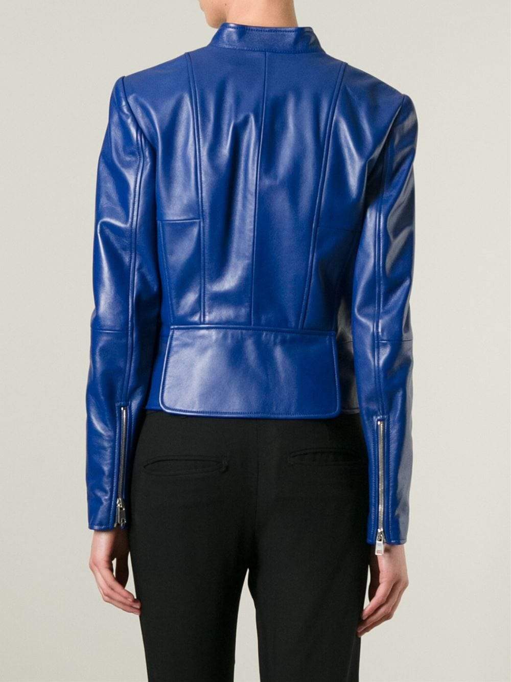 ALEXANDER MCQUEEN-Leather Jacket-
