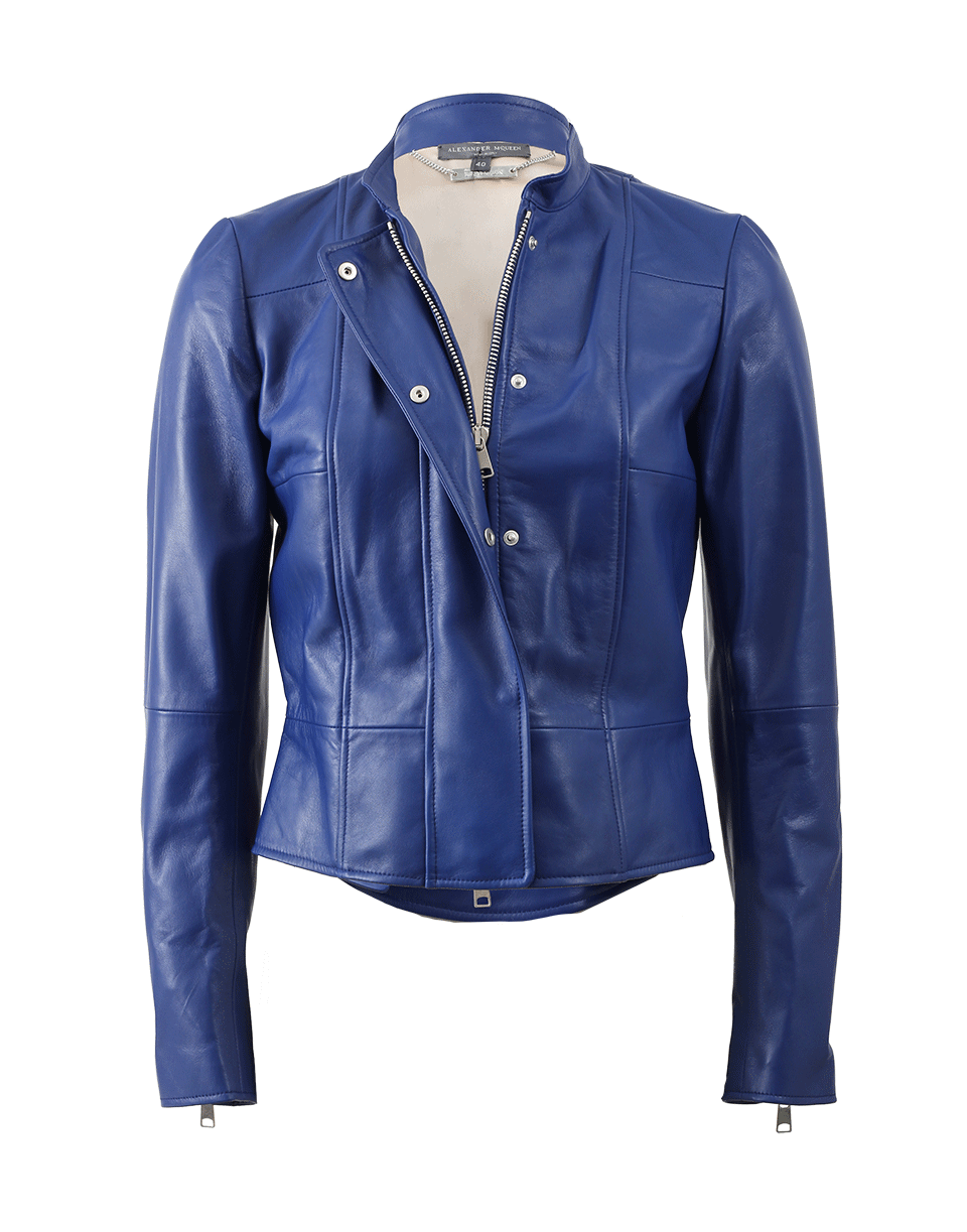 ALEXANDER MCQUEEN-Leather Jacket-