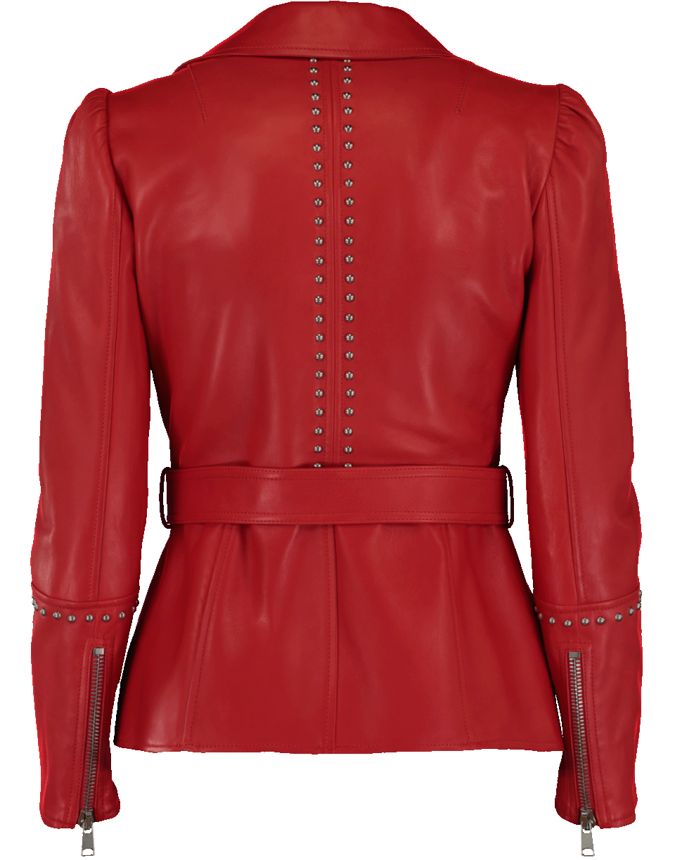 ALEXANDER MCQUEEN-Studded Leather Jacket-
