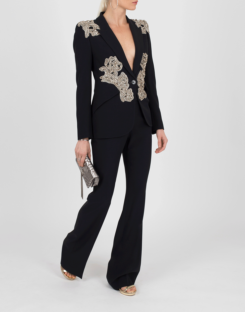 ALEXANDER MCQUEEN-Beaded Cocktail Blazer-