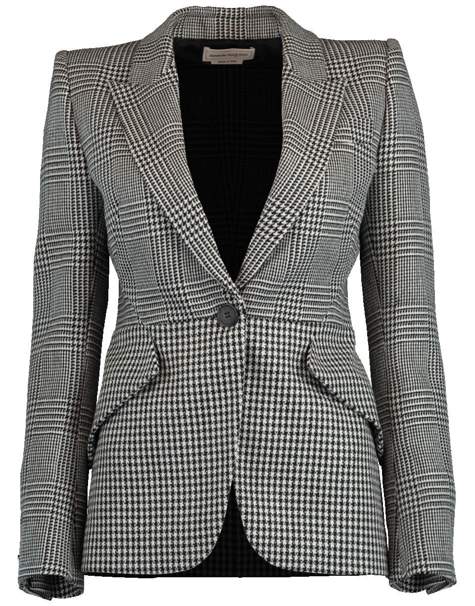 ALEXANDER MCQUEEN-Dogtooth Blazer-