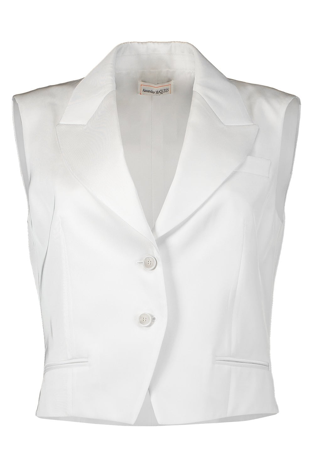 ALEXANDER MCQUEEN-Single Breasted Vest-