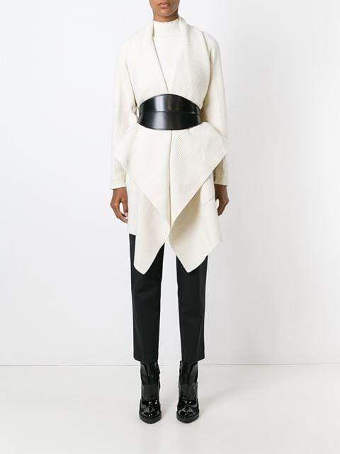 ALEXANDER MCQUEEN-Knit And Ribbed Shawl-