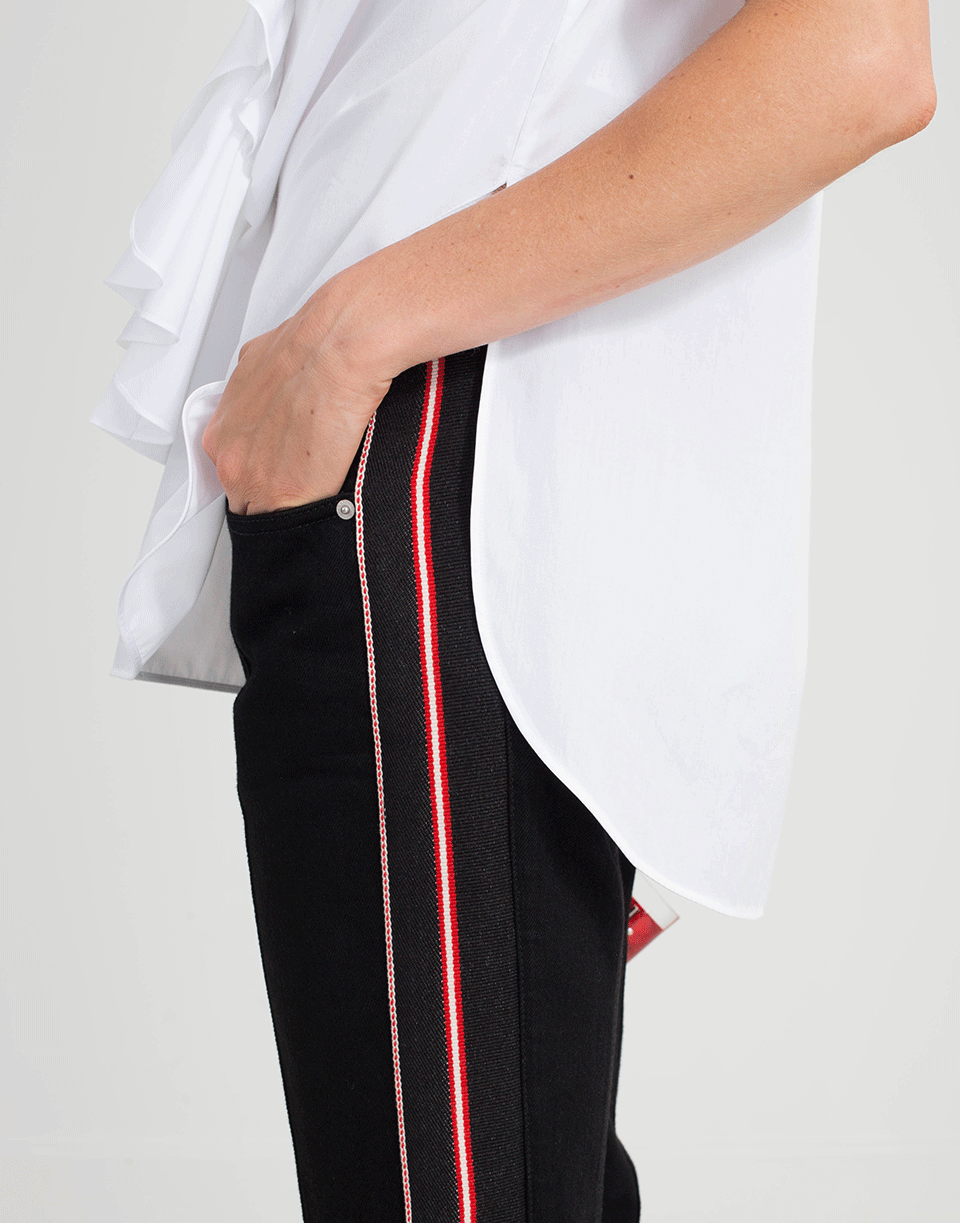 ALEXANDER MCQUEEN-Kick Flare Denim-