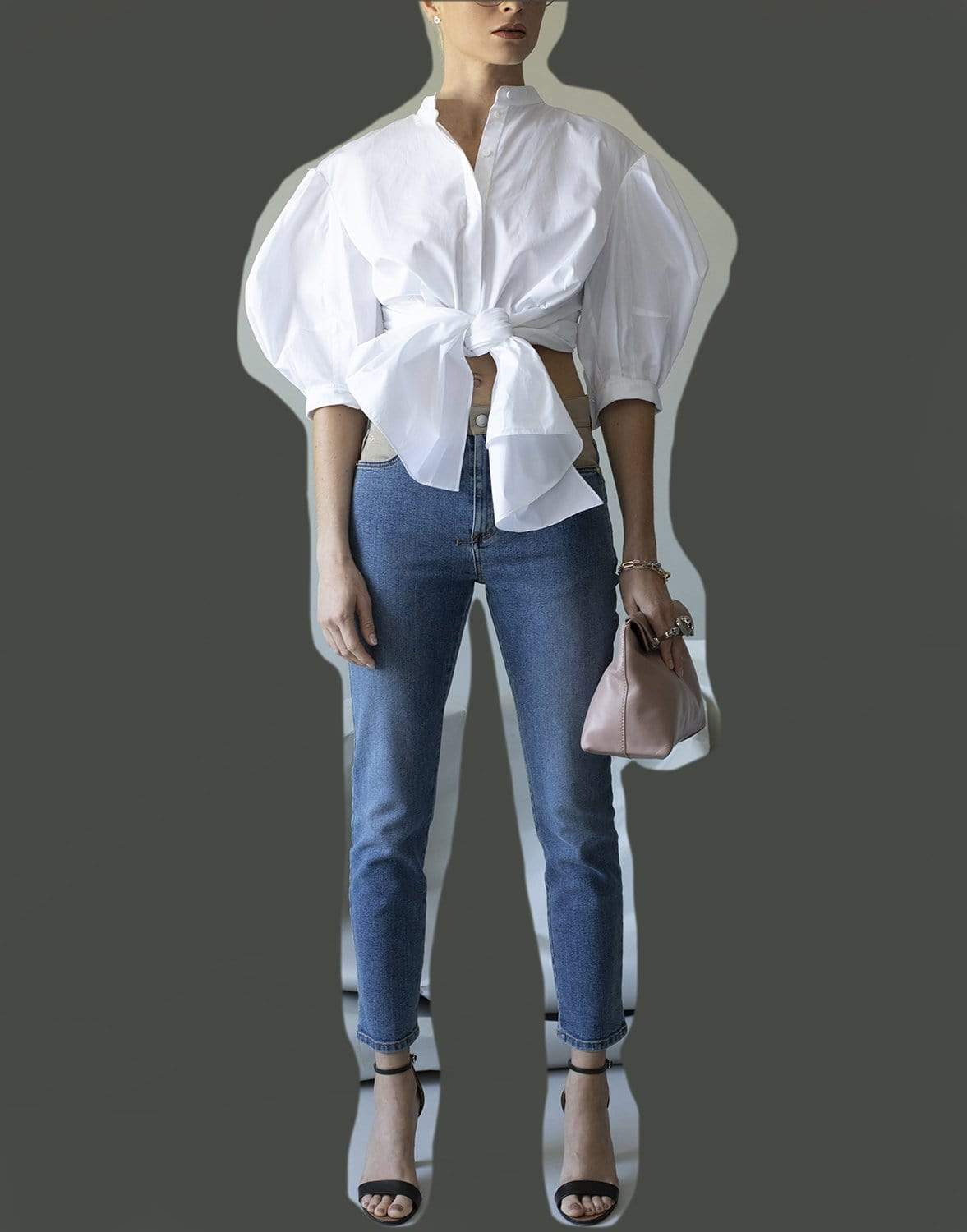 ALEXANDER MCQUEEN-Fitted Stretch Jeans-