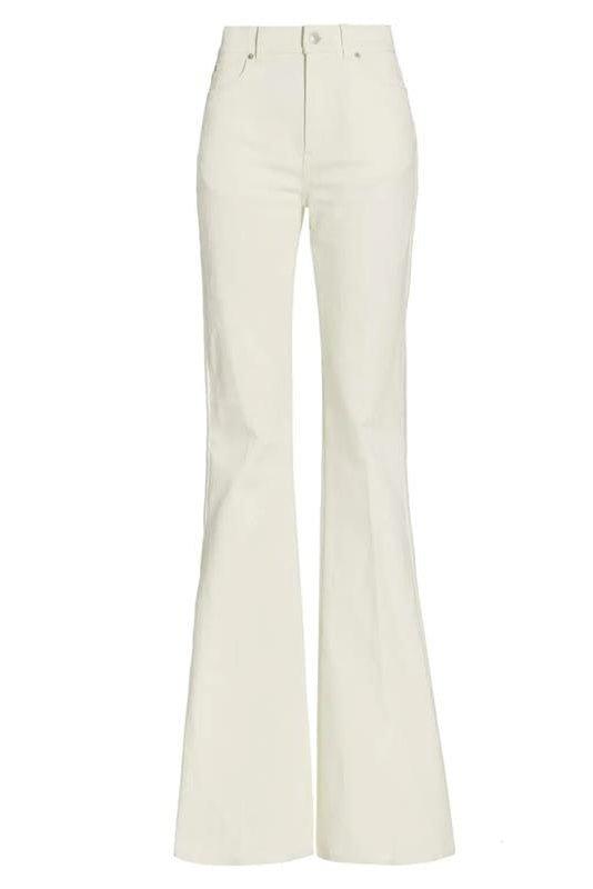 ALEXANDER MCQUEEN-High Waisted Denim Trouser-