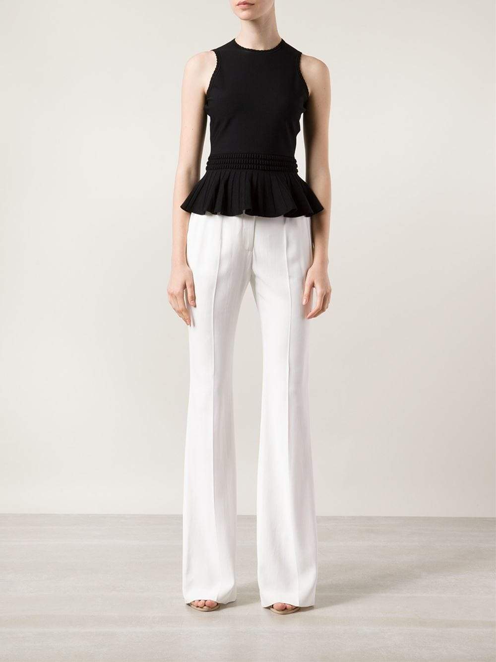 ALEXANDER MCQUEEN-High Rise Pant-