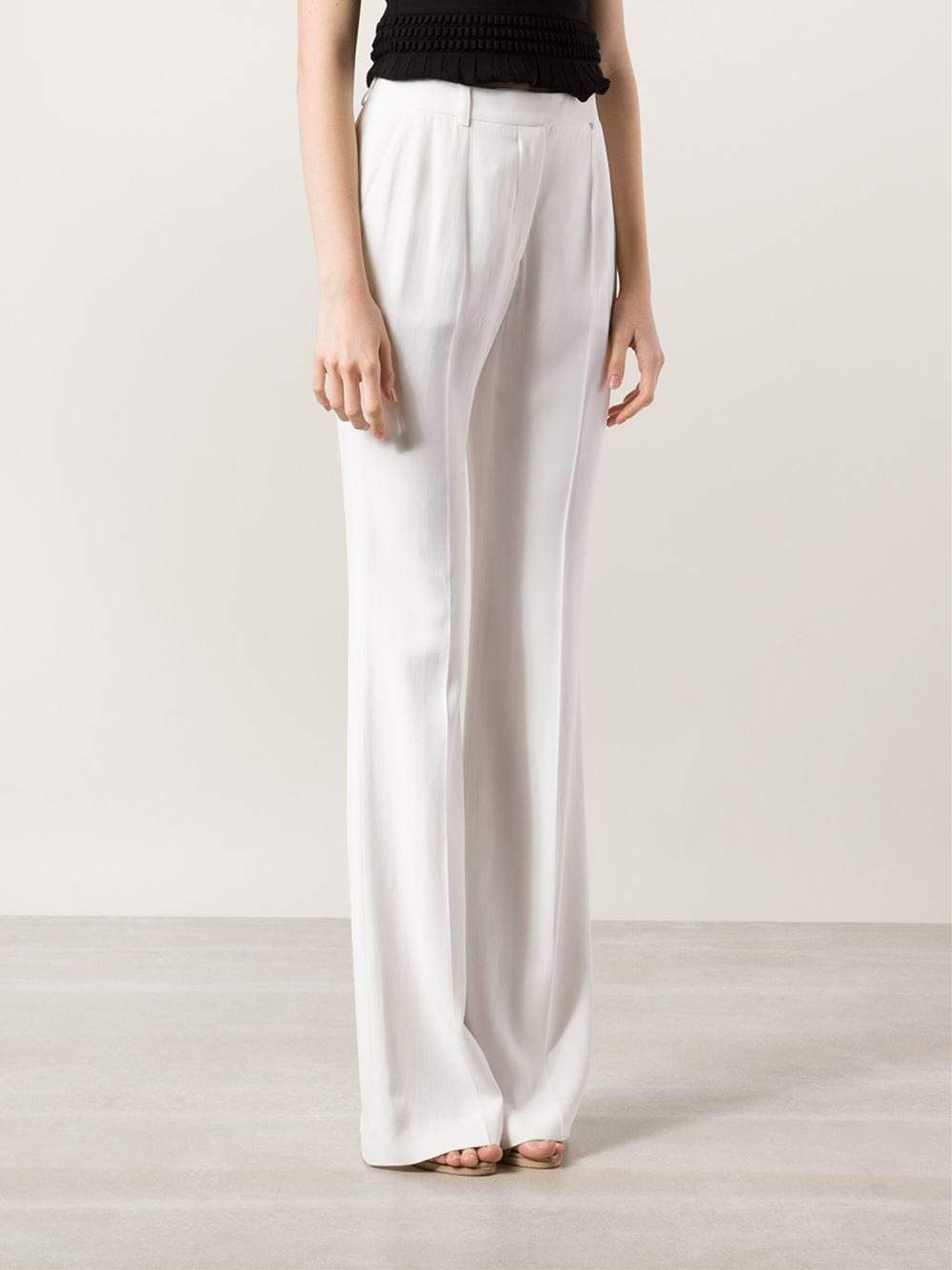 ALEXANDER MCQUEEN-High Rise Pant-