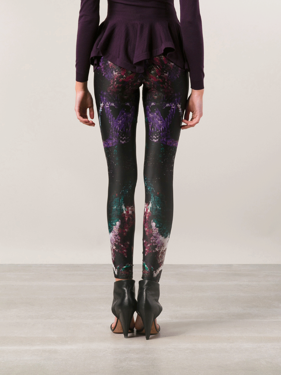 ALEXANDER MCQUEEN-Moth Print Legging-