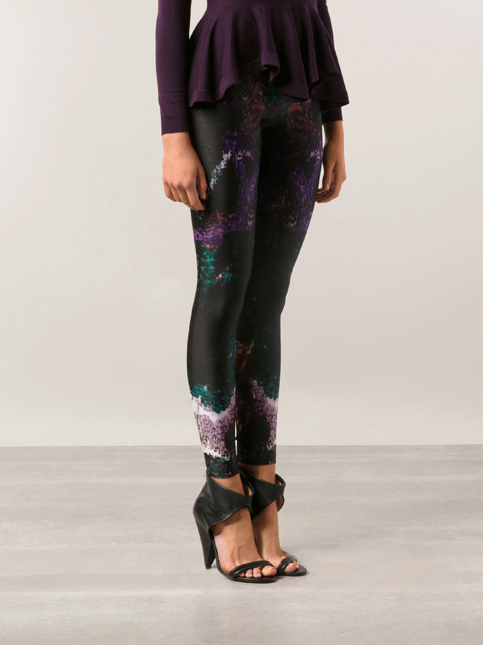 ALEXANDER MCQUEEN-Moth Print Legging-