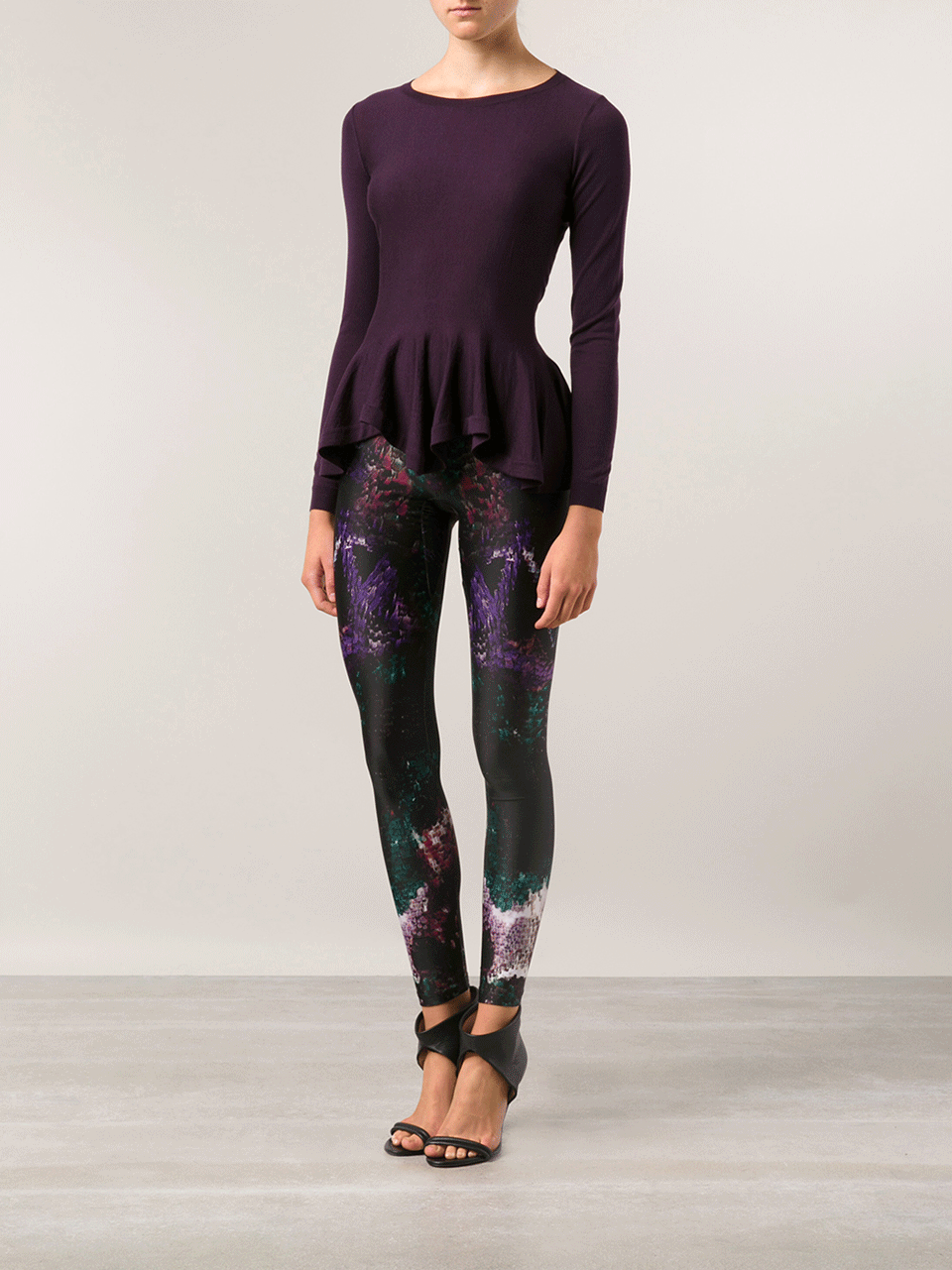 ALEXANDER MCQUEEN-Moth Print Legging-