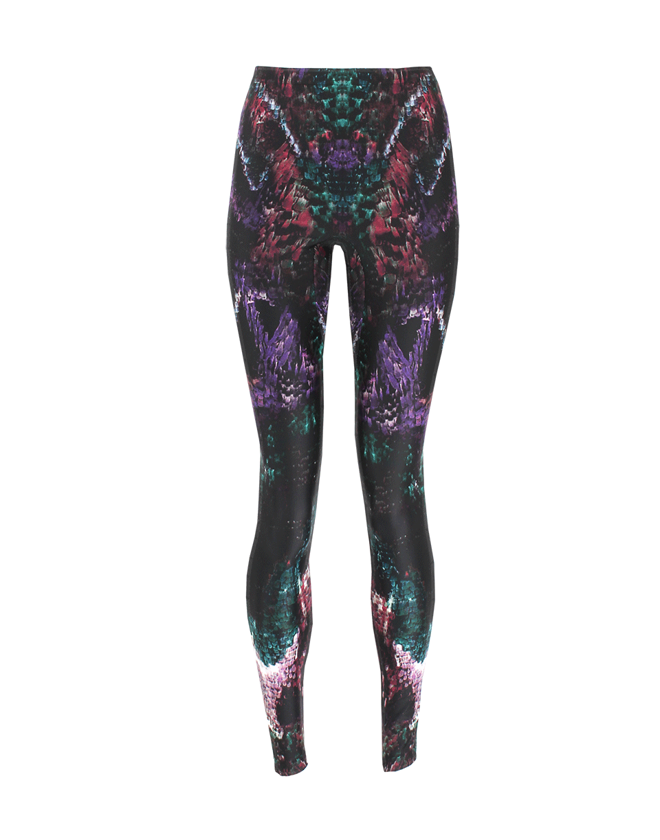 ALEXANDER MCQUEEN-Moth Print Legging-