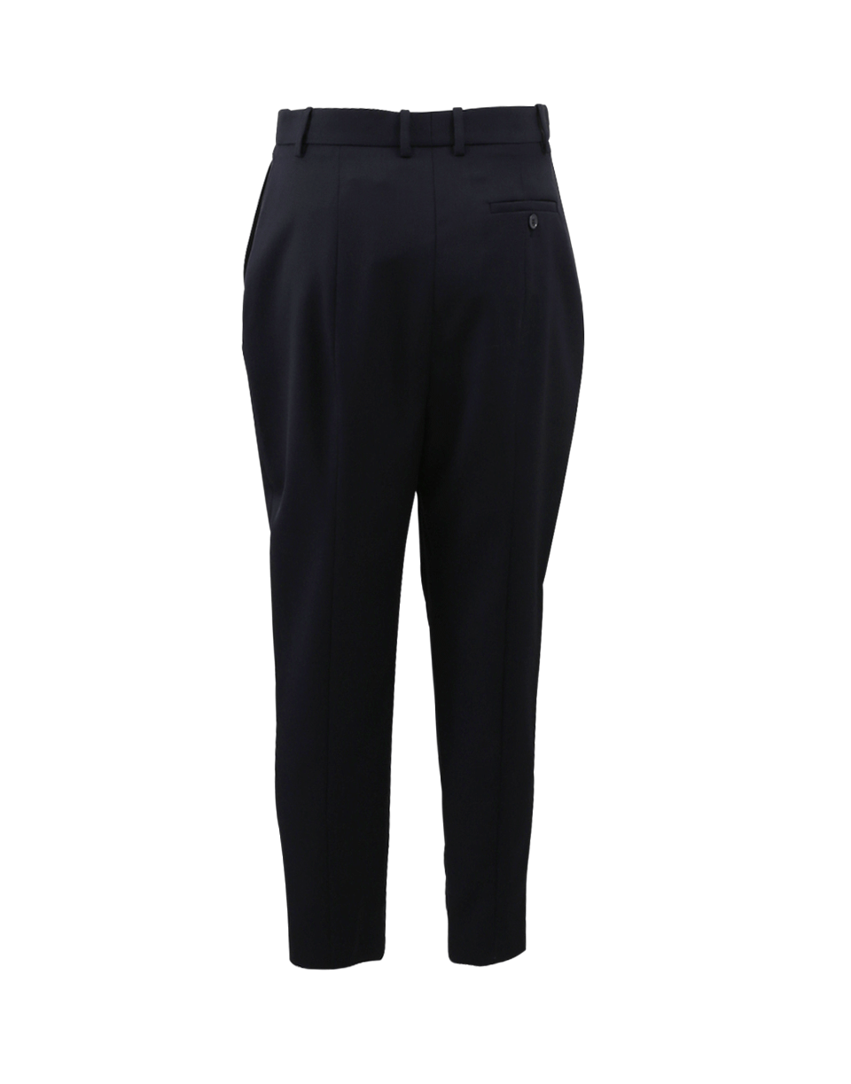 ALEXANDER MCQUEEN-Pleated Pant-NAVY